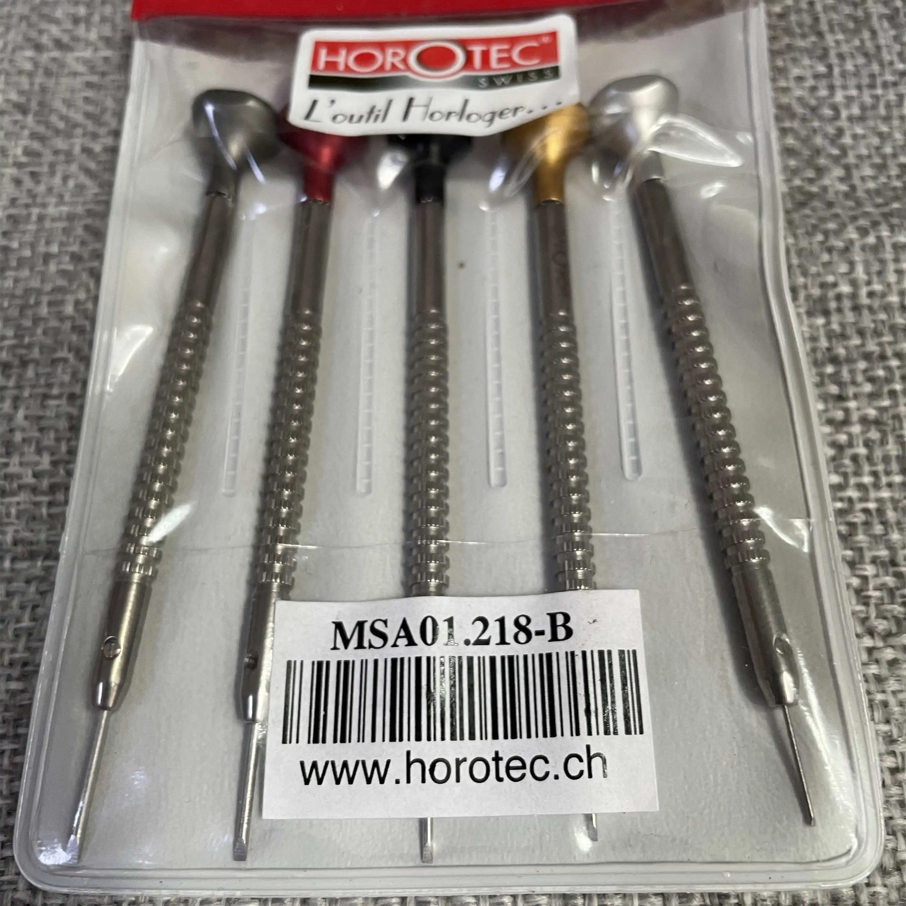 Инструмент для ремонта часов шлицевая отвертка оригинальные отвертки horotec msa01.218-b