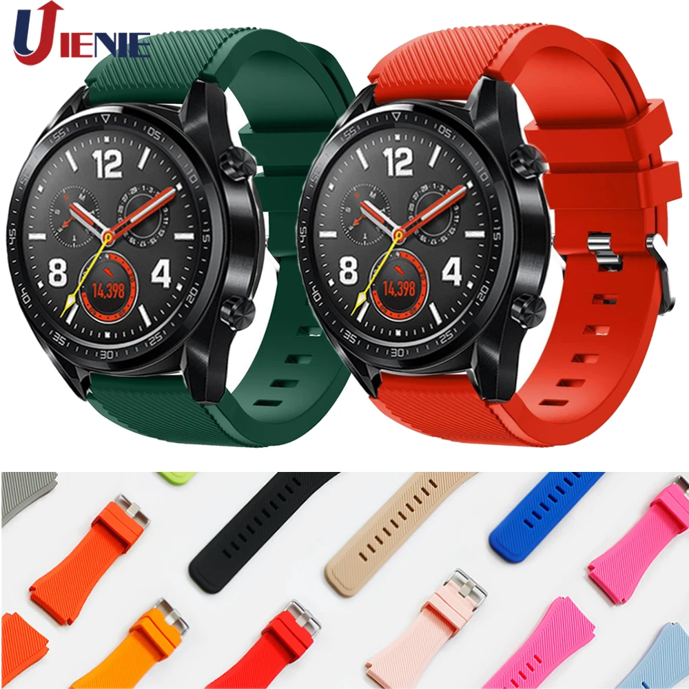 Силиконовый ремешок для часов HUAWEI WATCH GT2/GT Active/HONOR Magic Band Смарт часы браслет