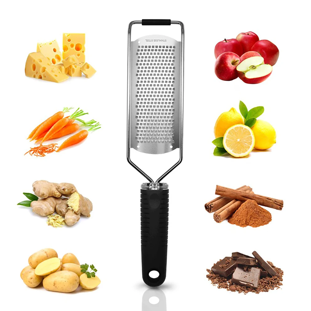 

Fruit Ginger Kitchen Razor-Sharp Stainless Steel Blade Cheese Vegetable and Garlic Chocolate Ginger with Stainless Cleaning Brus
