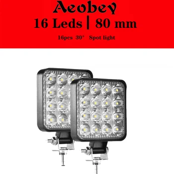 

4x4 48W Led Light Bar Offroad Car Truck Tractor Boat Trailer SUV ATV 24V 12V Spot LED Light Bar LED Work Light
