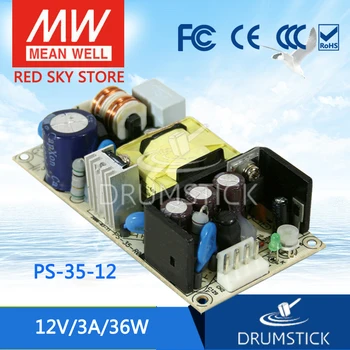 

nice MEAN WELL 2Pack PS-35-12 12V 3A meanwell PS-35 12V 36W Single Output Switching Power Supply