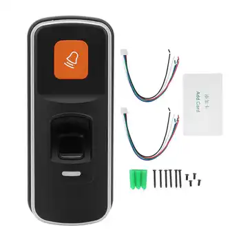 

125KHZ Fingerprint Reader Access Control Memory Card Data Transfer RFID Attendance Machine New