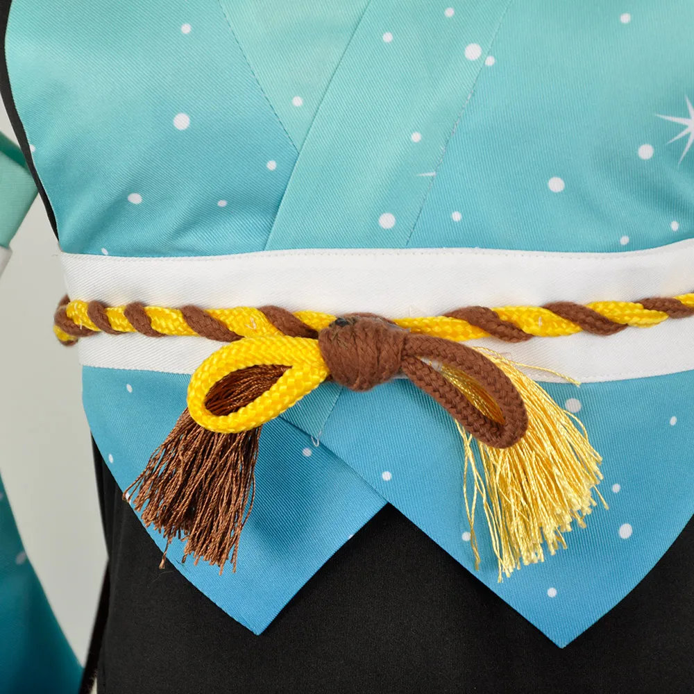 Аниме! Lovelive Aqours Kunikida Hanamaru ралли карта активности кимоно униформа косплей костюм