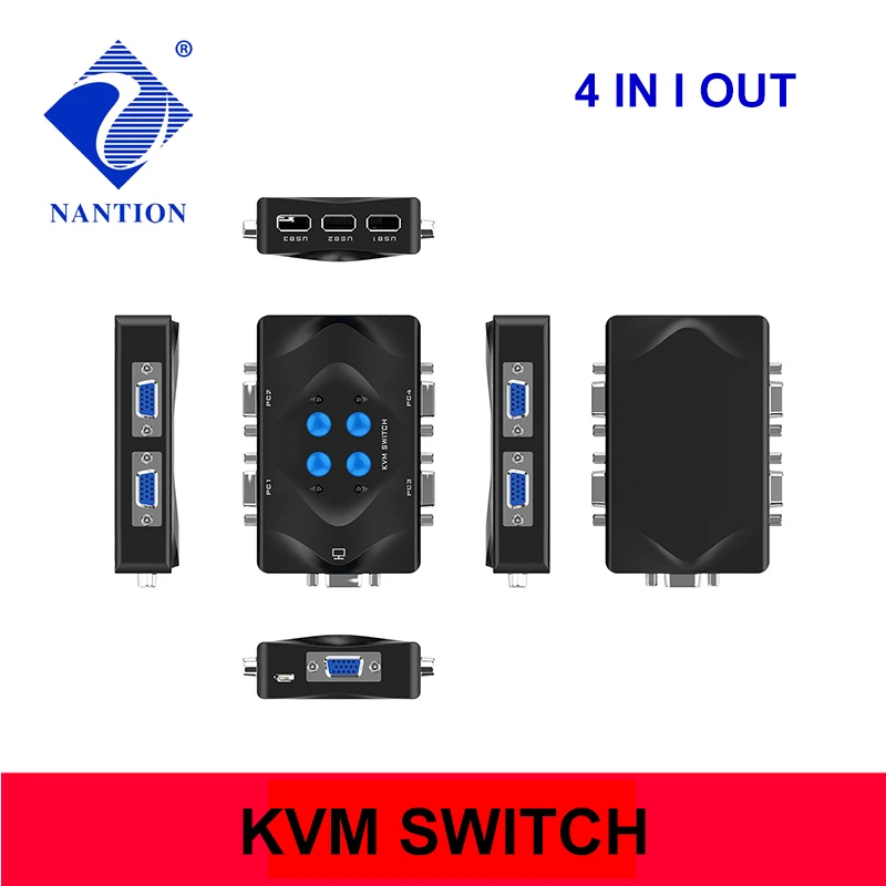 KVM ġ 4 Ʈ vga HD 4 ǻ  Ű  콺  ġ  kvm ̺ 