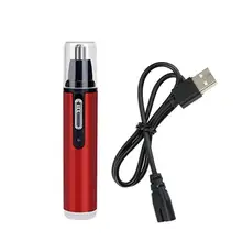 USB Rechargeable Nose Hair Trimmer Nose Hair Cut Nose Hair Safe Men Care Shaving Tool Knife W9Q0 Trimming O1R5