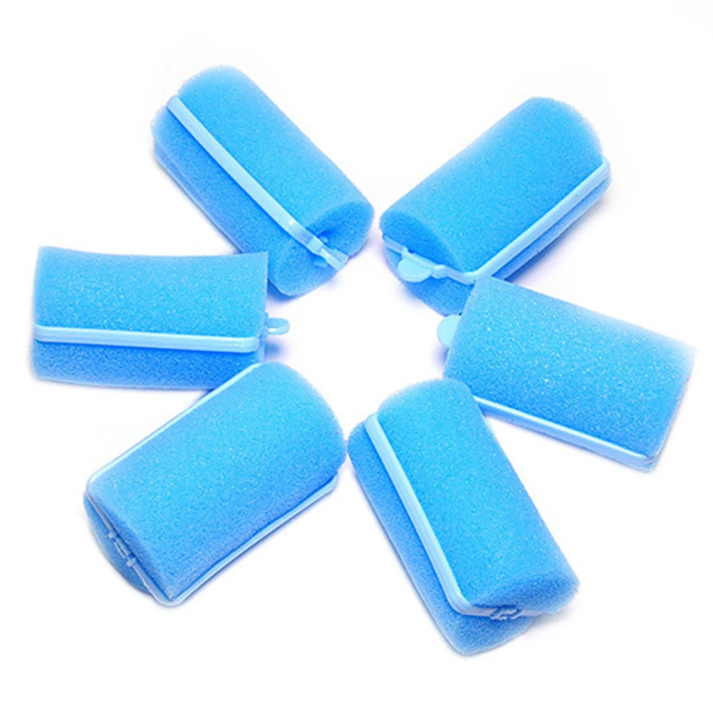 Small/Large Sponge Curls Curly Wavy Curly Professional Styling Foam Soft Sponge Curler Roller Wet Hair Foam Hair Foam Rollers