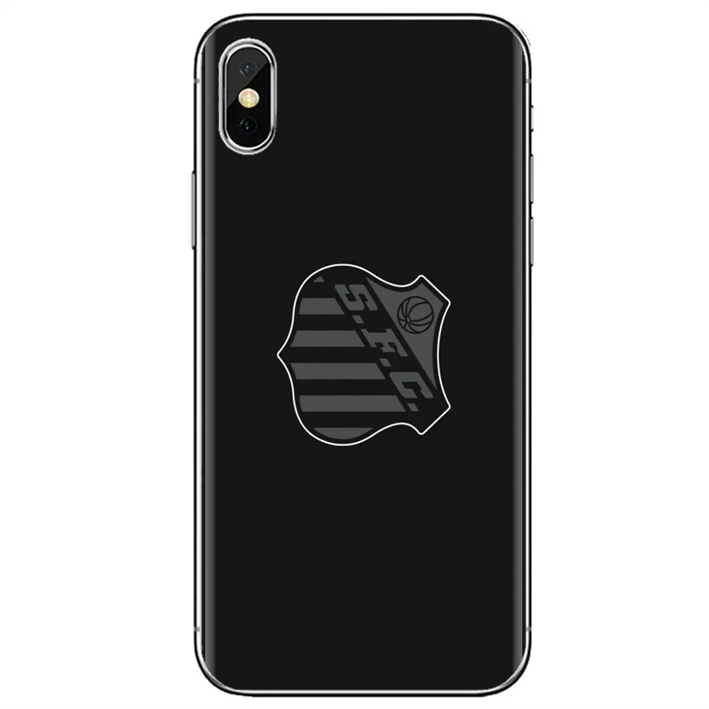 Мягкая сумка чехол для BQ BQS S 5059 5035 6040L HTC U11 U12 Plus LG K10 K8 K7 K4 2017 футбольный клуб Santos FC Logo