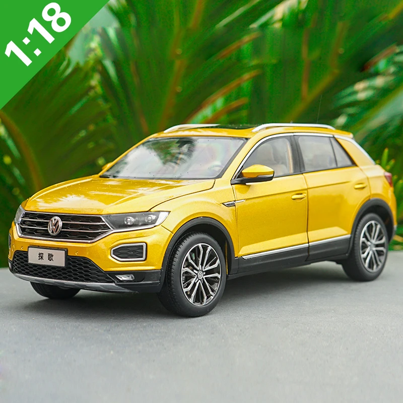 Высокая тщательная 1:18 VW T-ROC SUV сплав модель автомобиля статические металлические модельные автомобили оригинальная коробка для коллекции