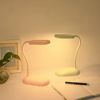 

USB Rechargeable Transformation LED Bedside Table Light Touching Dimming For Children Kids Reading Study Lamp Bedside Bedroom