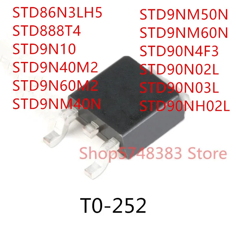 10 шт STD86N3LH5 STD888T4 STD9N10 STD9N40M2 STD9N60M2 STD9NM40N STD9NM50N STD9NM60N STD90N4F3 STD90N02L STD90N03L std9002l | Электроника