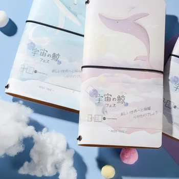 

1pc Gift Travel Handbook Notebook Paper Planner Agenda School Diary Note Book Whale Stationery Notebook