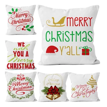 

45x45cm Christmas festive pillowcase cushion cover Home Room Decor