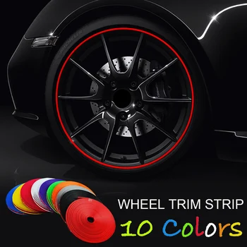

Protective silicone band to protect wheel alloy wheels car wheel pro, decorative tape for tire protection (8 meters)