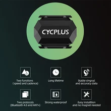 Cycplus bicicleta computador velocímetro formiga + velocidade cadência sensor sem fio bluetooth 4.0 ciclismo para garmin igpsport bryton