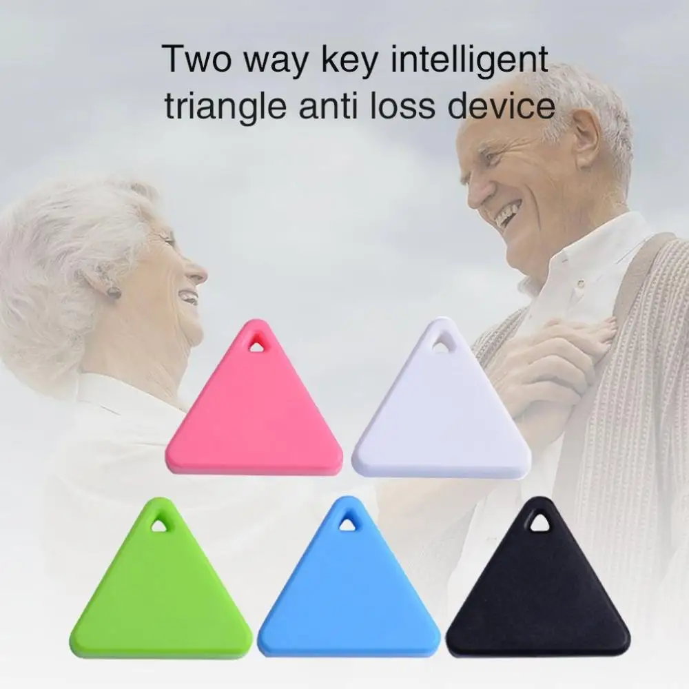 

Triangle Shape Pet Tracker Wireless Smart Key Finder Anti Lost Reminder Alarm Locator Tag Key Finder GPS Locator Device
