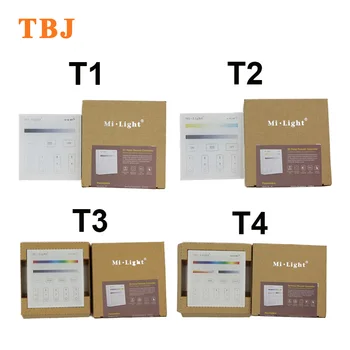 

Smart Panel LED Controller AC110V 220V T1 T2 T3 T4 2.4Ghz Mi Light 4-Zone RGB+CCT RGBW Color temperature dimmer