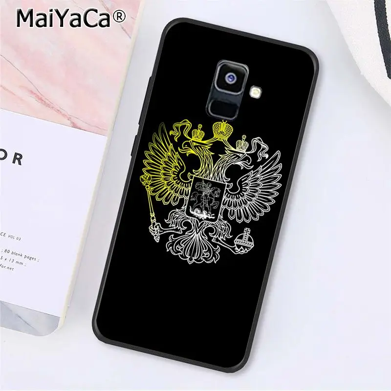 MaiYaCa Армении Албании флаг России эмблема чехол для телефона для samsung Galaxy A7 A8 A6 плюс A750 A9 A50 A70 A20 A30 A40 - Цвет: A14