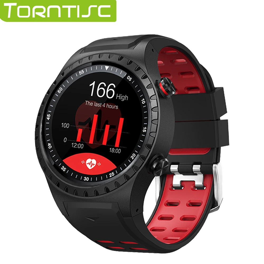 

Torntisc Full Round Screen 1.3 inch M1 Smart Watch GPS Android Bluetooth Compass Barometer Weather Display Sport Smartwatch Men