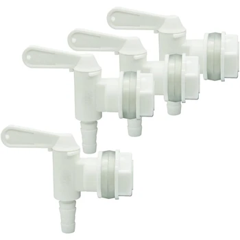 

4 Pack Bottling Bucket Plastic Spigot,Replacement Spigot for Beer or Soda Homebrewing