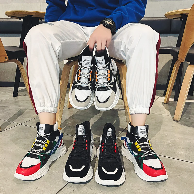 Men's Sneakers Winter Men Sneakers Mesh Casual Shoes for Man Fashion Footwear Adults Autumn Ultralight Sneakers Zapatos
