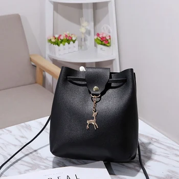 

1PC Mini Deer Shoulder Crossbody Magnetic Buckle Bag Shopping Tote Harajuku Girl Handbag Phone Pocket Casual Shoulder Bags