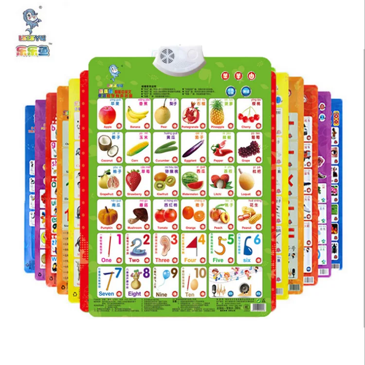 

Rush Pinyin Audio Chart Young CHILDREN'S Cognitive ENLIGHTEN Early Education Sound Making Baby with Pictures Reading Toy Alphabe