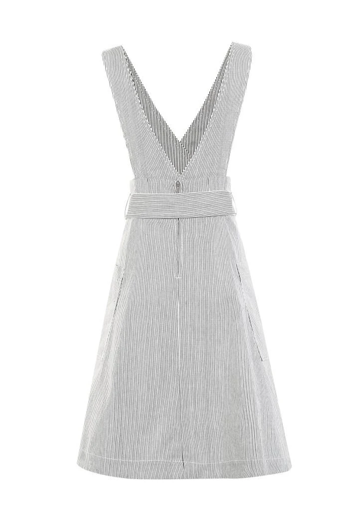 Vero Moda женское джинсовое платье средней длины в Вертикальную Полоску | 319242514
