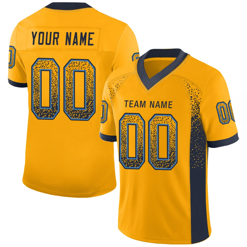 Fashion Football Jersey Full Sublimation Your Team Name/Number Mesh Breathable V-neck Uniform for Men/Women/Kids Big Size