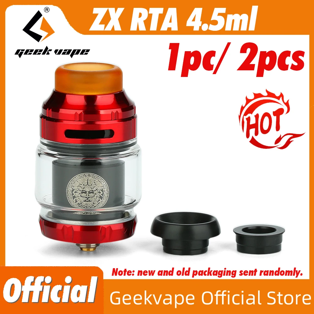 Оригинальный бак GeekVape ZX RTA емкостью 4 5 мл с поддержкой одной/двойной катушки для