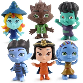 

6Pcs/Set Super Monsters Action Figure Toy 9cm PVC Model Dolls Desktop Decoration Anime Toy