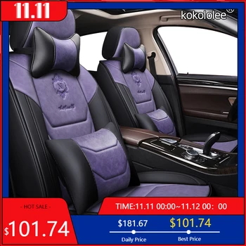 

kokololee leather car seat covers for Haval F7 H6 H1 H4 H2 H7 M6 H3 H5 H9 all models auto seat protector car seats accessories