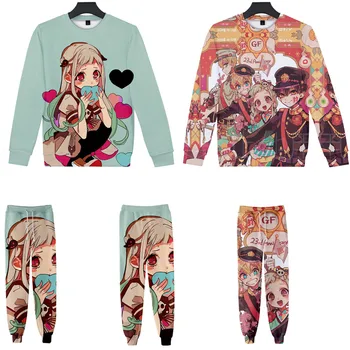 

Toilet-bound Hanako-kun Nene Yashiro Outfit uniform Cosplay Costume summer adult Kids t-shirt men women Crew neck sweater