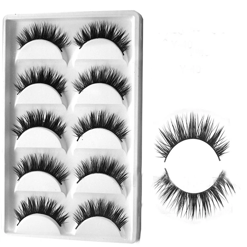 5 Pairs/pack 3d Mink Eyelashes Fur Friendly Styles Mink Lashes Crisscross False Eyelash Hand Made Eye Lashes Makeup Maquiagem 5 Pairs/pack 3d Mink Eyelashes Fur Friendly Styles Mink Lashes Crisscross False Eyelash Hand Made Eye Lashes Makeup Maquiagem