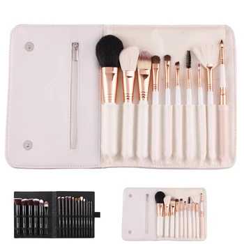 

10/18pcs Foundation Brushes Kit Blending Power Eyeshadow Contour Concealer Blush Cosmetic Beauty Brushes