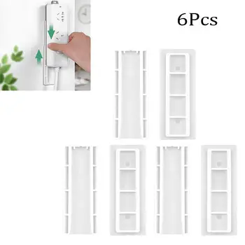 

6Pcs/3 Pairs Wall-mounted Cable Patch Holder VIP Link for Tom