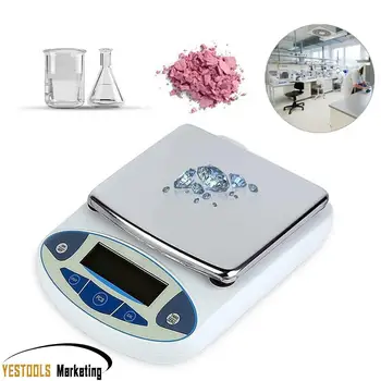 

Lab Analytical Electronic Balance High Precision 0.01g Digital Precision Scale Jewelry Scales Calibrated