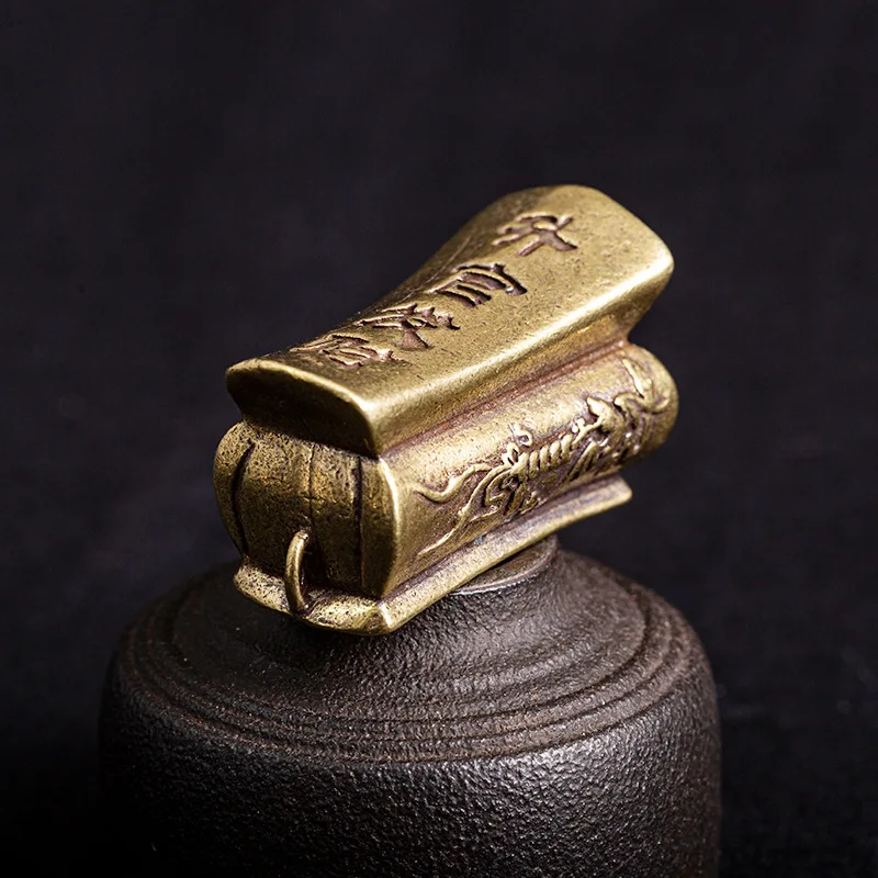 brass key ring pendant (4)