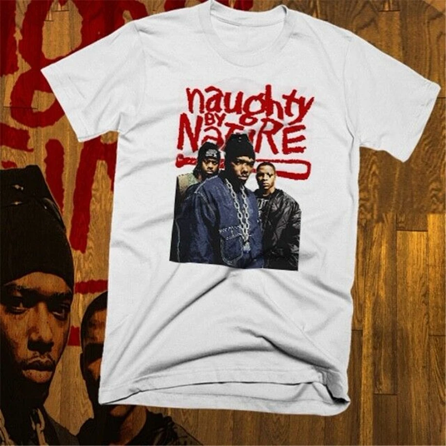 Naughty By Nature Hip Hop T-Shirt Opp Retro Rap Tee All Sizes Soft Cotton New Humorous Shirt |