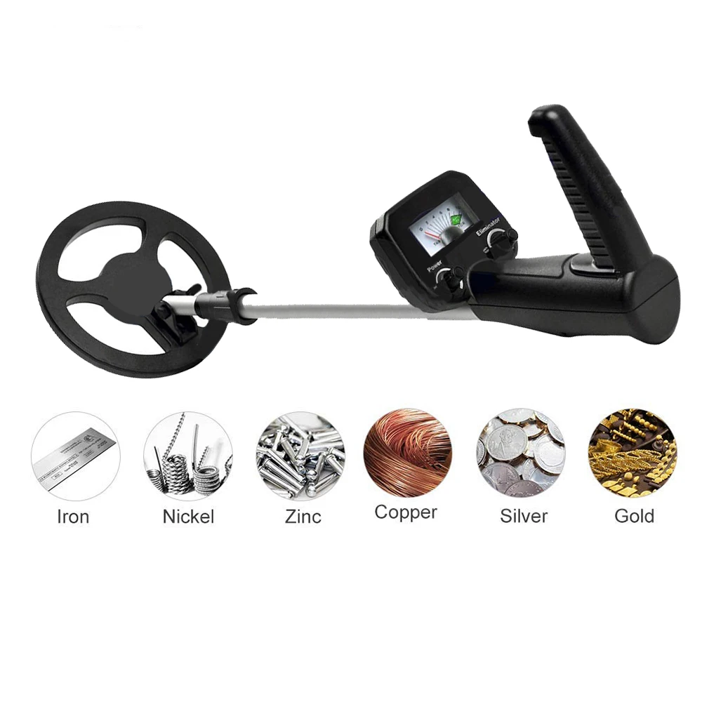 Metal Detector Underground Gold Length Adjustable Treasure Hunter Seeker Portable | Инструменты