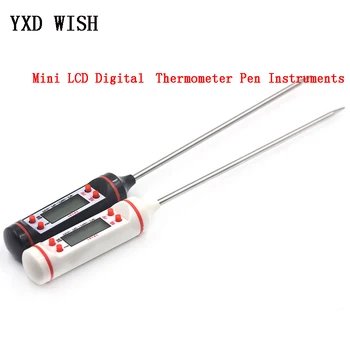 

Mini Electronic LCD Digital Thermometer Pen Instruments BBQ Meat Food Probe Kitchen Cook Weather Station DIY Temperature Sensor