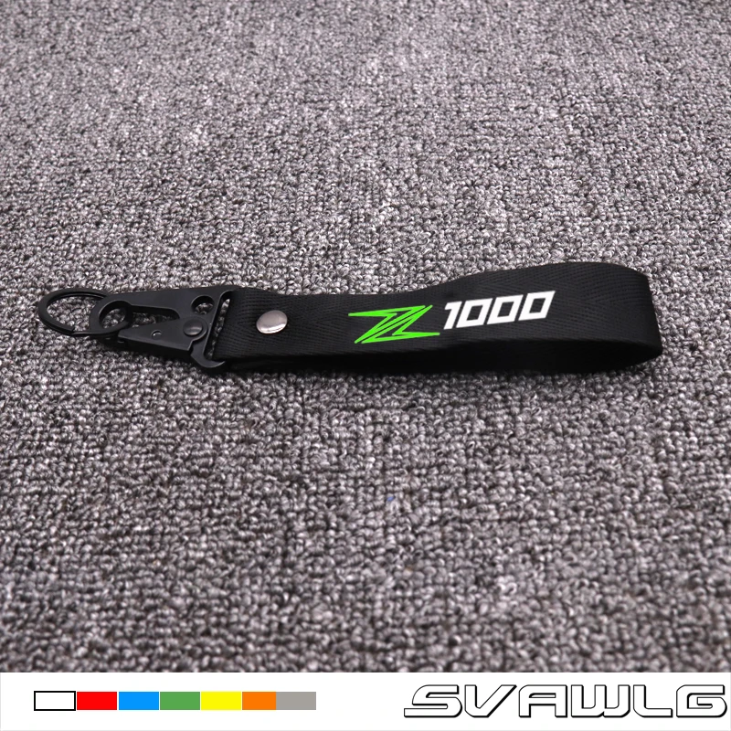 Брелок для ключей с объемной цепочкой для Kawasaki Z1000 Z900 Z800 Z650 Ninja, брелок с 3D логотипом мотоцикла - Цвет: 17