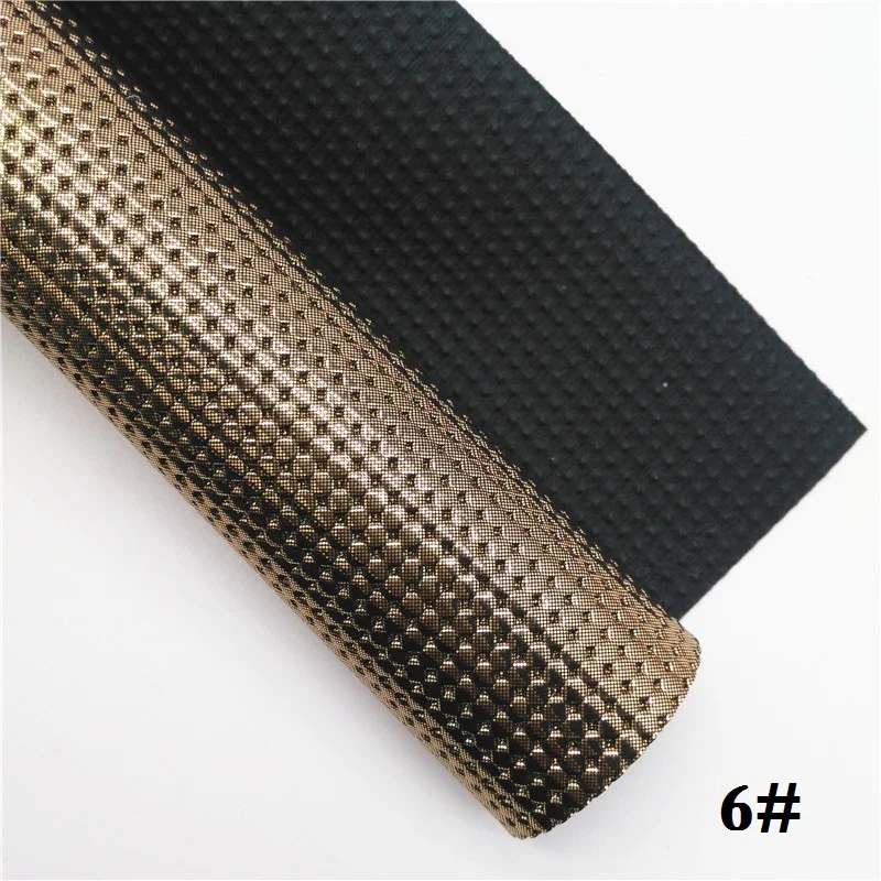 Glitterwishcome 21X29 см A4 размер винил для бантов Металлическое Тиснение Синтетическая кожа искусственная кожа листы для бантов, GM687A - Цвет: 6