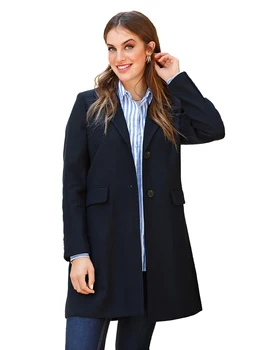 

Abrigo cuello solapa mujer - 042756