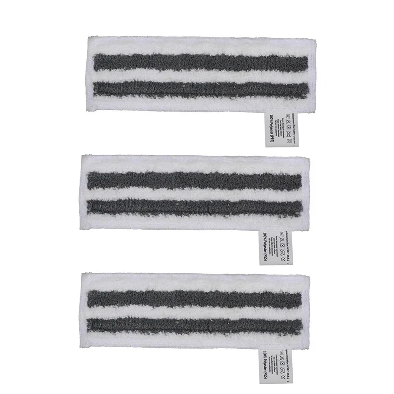 3Pcs Replacement Microfibre Steam Mop Cloth For Karcher Easyfix SC2 SC3 SC4 SC5 Steam Mop Cleaner Spare Parts 1 2 3pcs e3d volcano new clone cht volcano nozzle 0 4mm brass nozzles three eyes high flow print for 1 75mm 3d printer parts