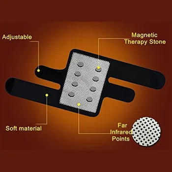 

2 Pcs Self-Heating Knee Support Cold-Proof Adjustable Tourmaline Magnetic Therapy Pad Arthritis Brace Protective Belt P9