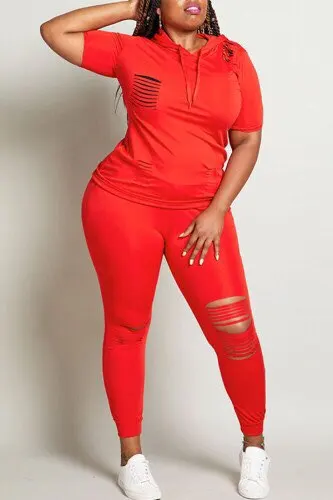 Adogirl Plus Size S-5XL Two Piece Set Adogirl Plus Size S-5XL Two Piece Set