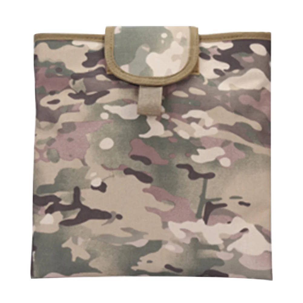 Tactical Waist Bag Magic Sticker Drawstring Wear Resistant Storage Unisex Outdoor Sports Foldable Waterproof Large Capacity