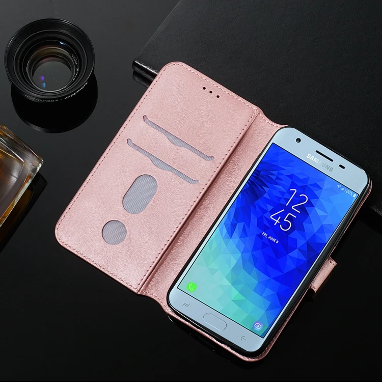 Кожаный чехол-книжка для samsung Galaxy J3 чехол-кошелек Чехол-книжка для samsung Galaxy J3 J 3 чехол s Fundas Etui