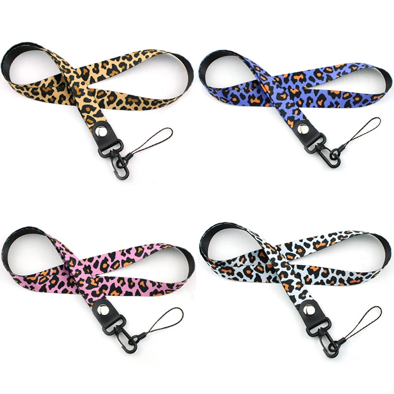 Leopard Phone Neck Straps Lanyard For Keys Cheetah ID Badge Phone Neck Phone Straps with Keyring For Smart Cellphone ID Card Leopard Phone Neck Straps Lanyard For Keys Cheetah ID Badge Phone Neck Phone Straps with Keyring For Smart Cellphone ID Card