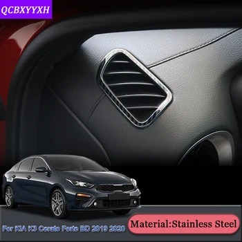 

Car-styling Car Dashboard Outlet Frame Covers Internal Decoration Sequins Auto Accessories For Kia K3 Cerato Forte BD 2019 2020